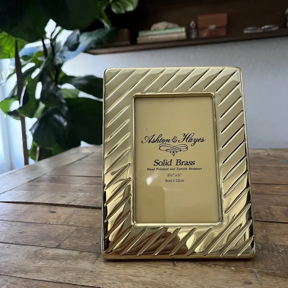 Ashton & Hayes Solid Brass Picture Frame 5